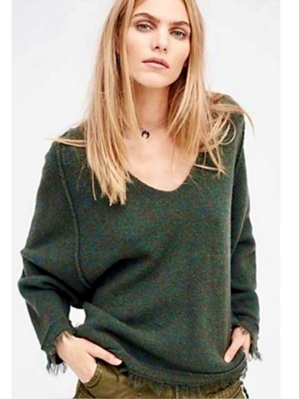 Free People Irresistible Fringe Sweater Medium